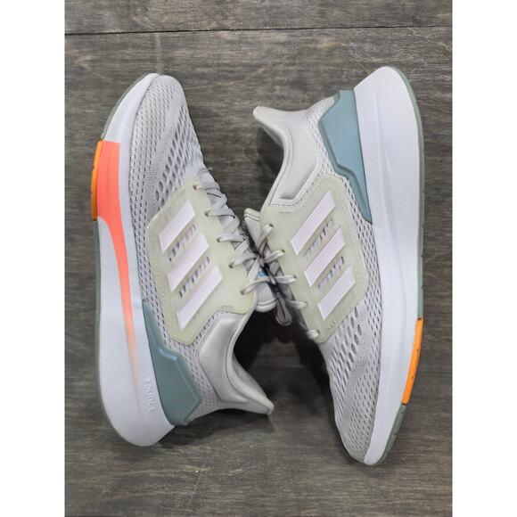 Adidas EQ21 Run 'Dash Grey Almost Pink' Sneakers Size 7 Womens - Picture 6 of 9